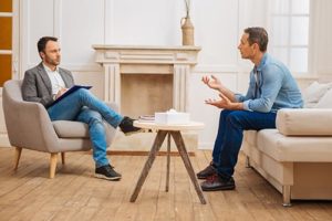 men talking in an outpatient drug rehab centers texas