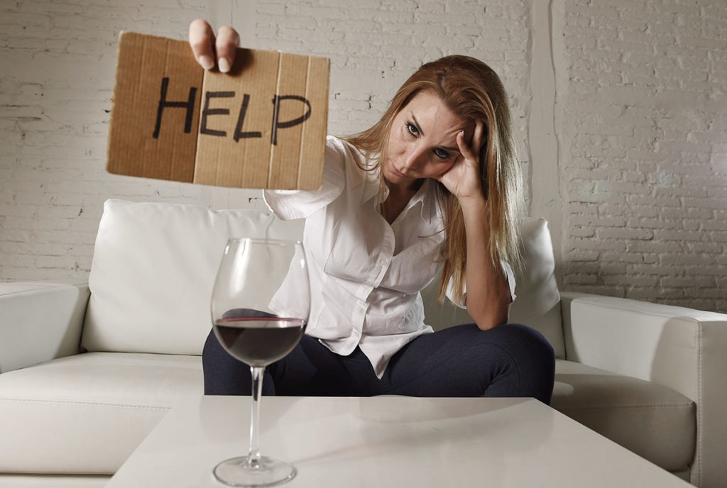 Woman who needs someone who knows how to help an alcoholic