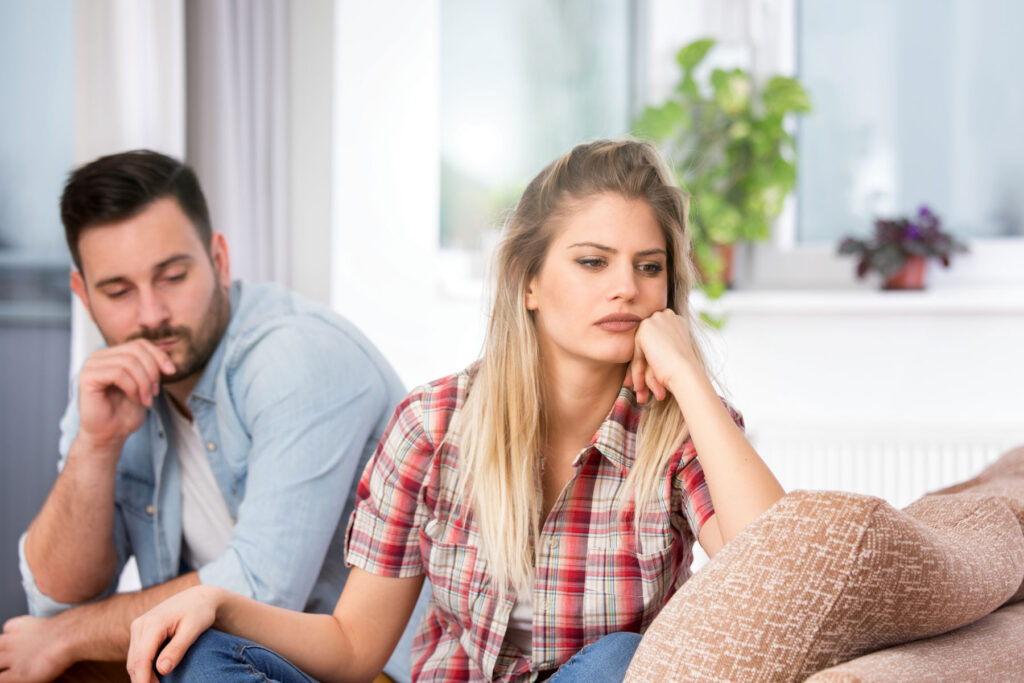 Two people learning about the link between addiction and relationships